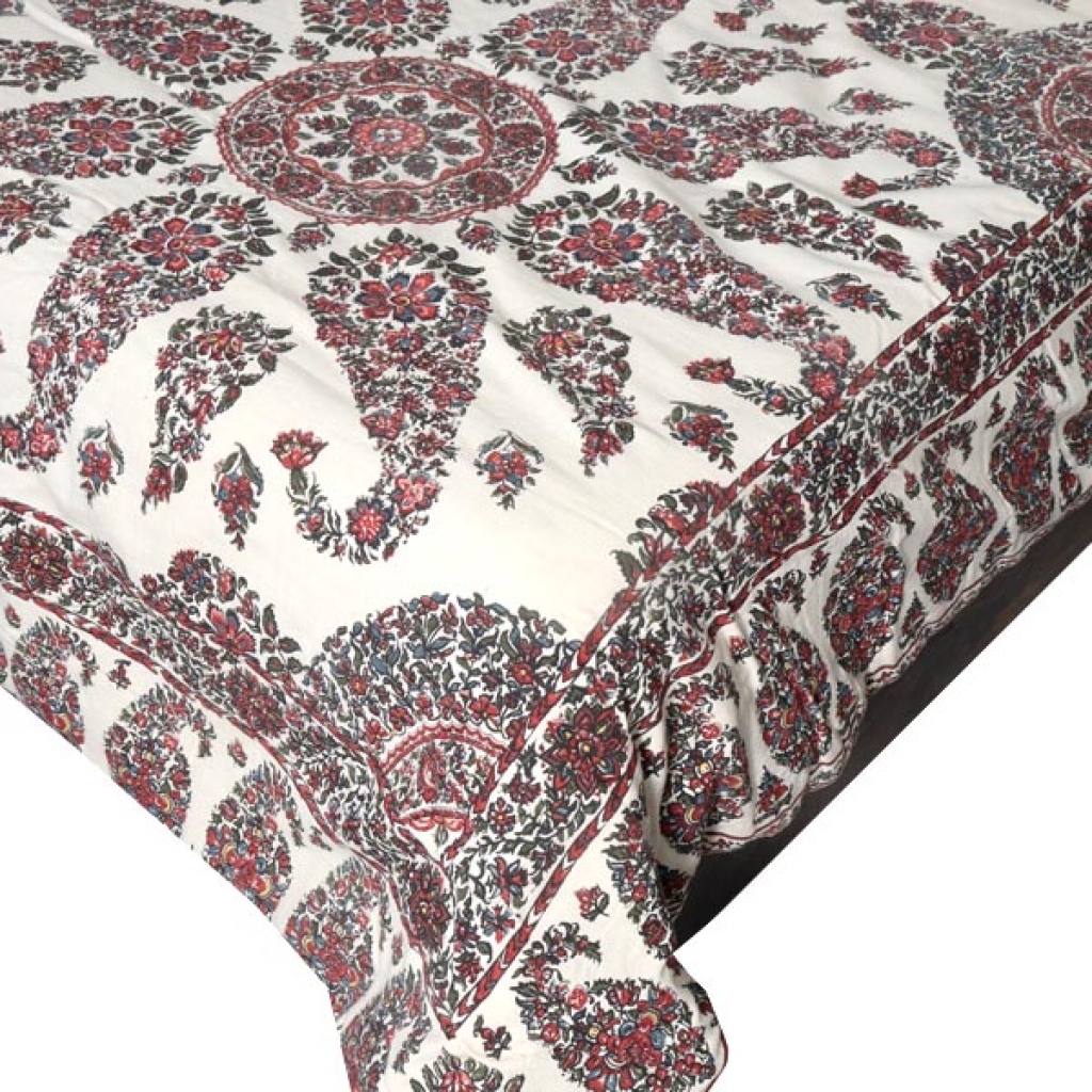 HANDMADE INDIAN PURE COTTON DESIGNER QUILTED