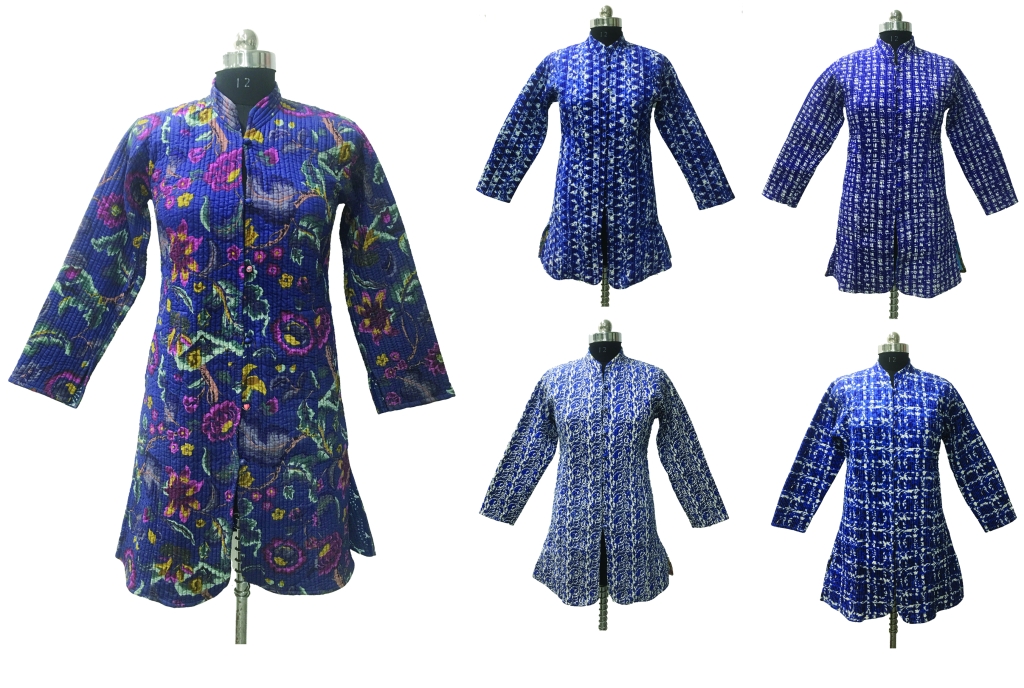 COTTON QUILTED LONG JACKETS