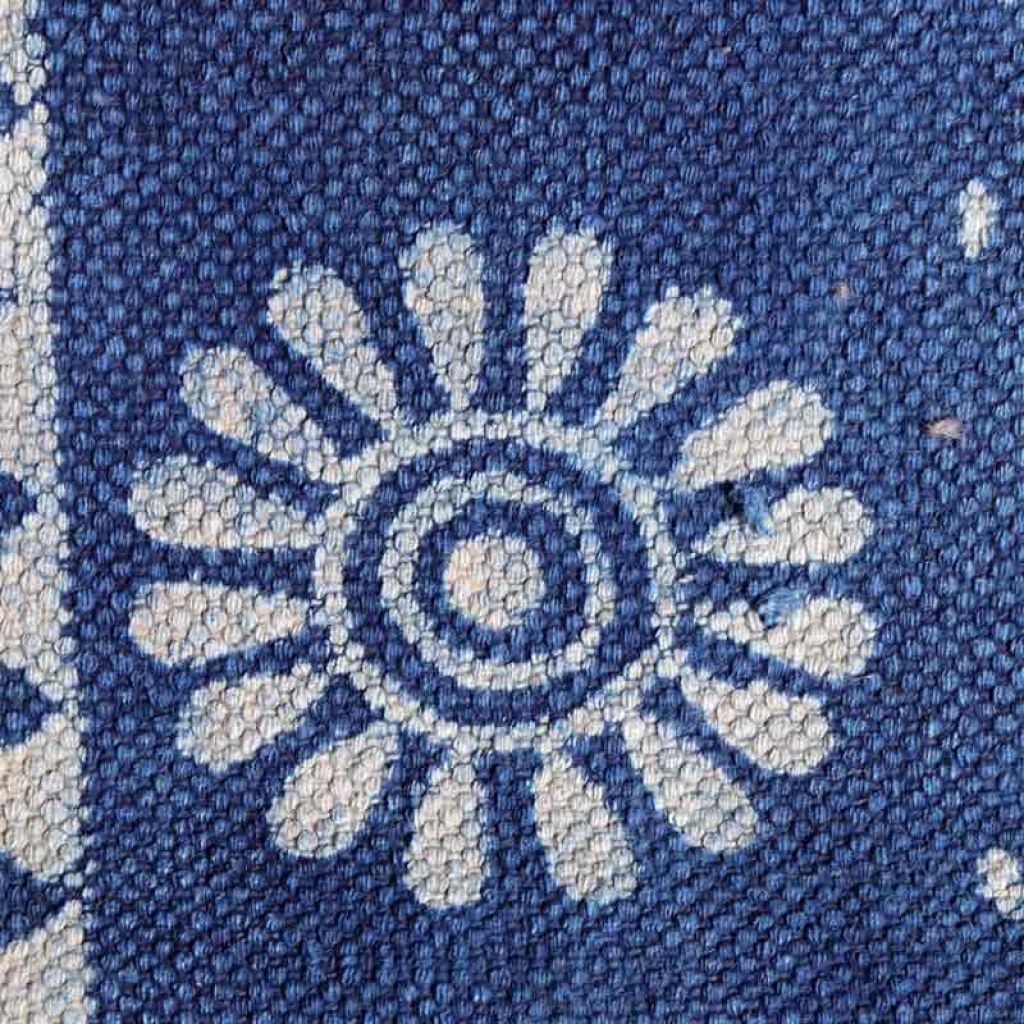 COTTON INDIGO ALL OVER PRINT RUGS
