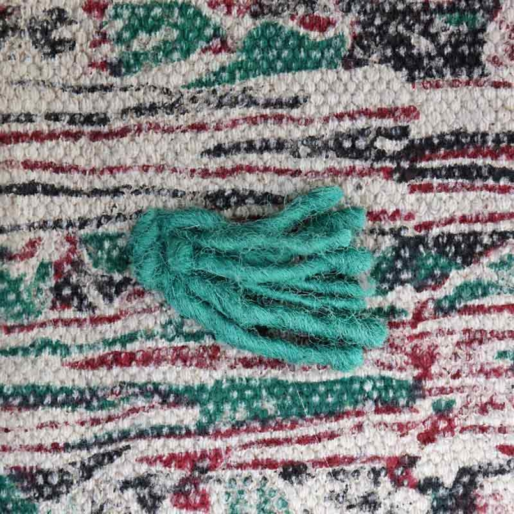 COTTON HAND BLOCK ALL OVER PRINT RUGS WITH EMBROIDERY