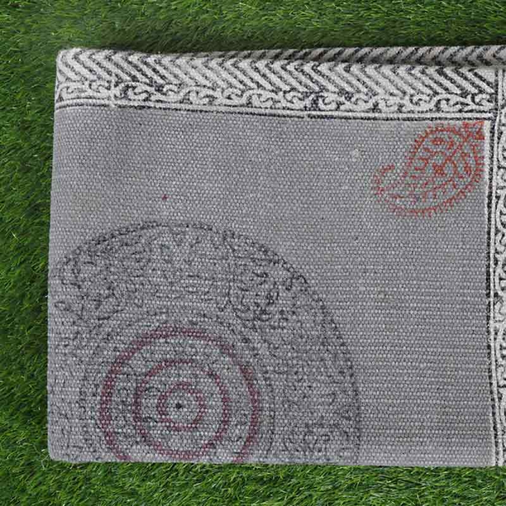 COTTON HAND BLOCK ALL OVER PRINT RUGS