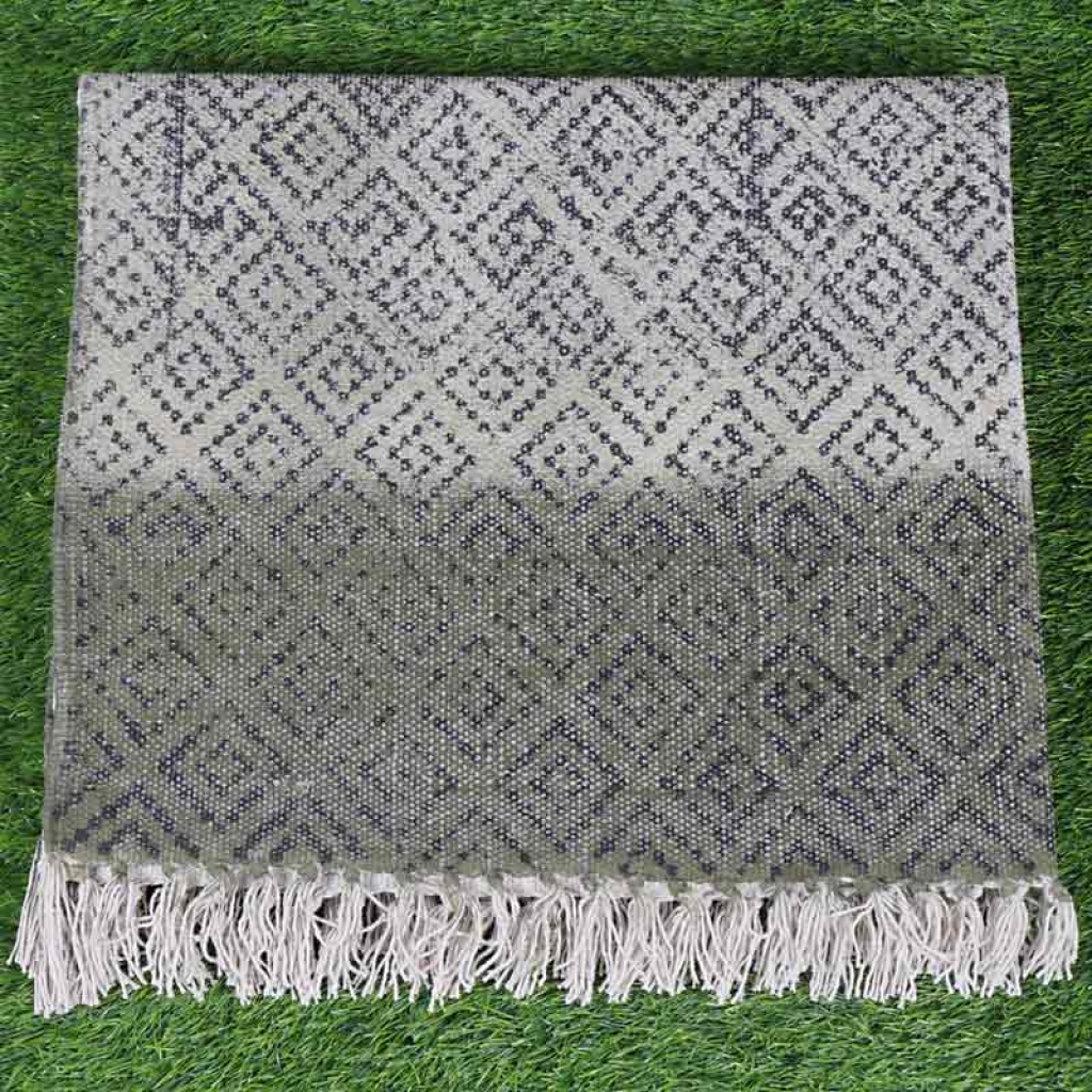 COTTON HAND BLOCK ALL OVER PRINT RUGS