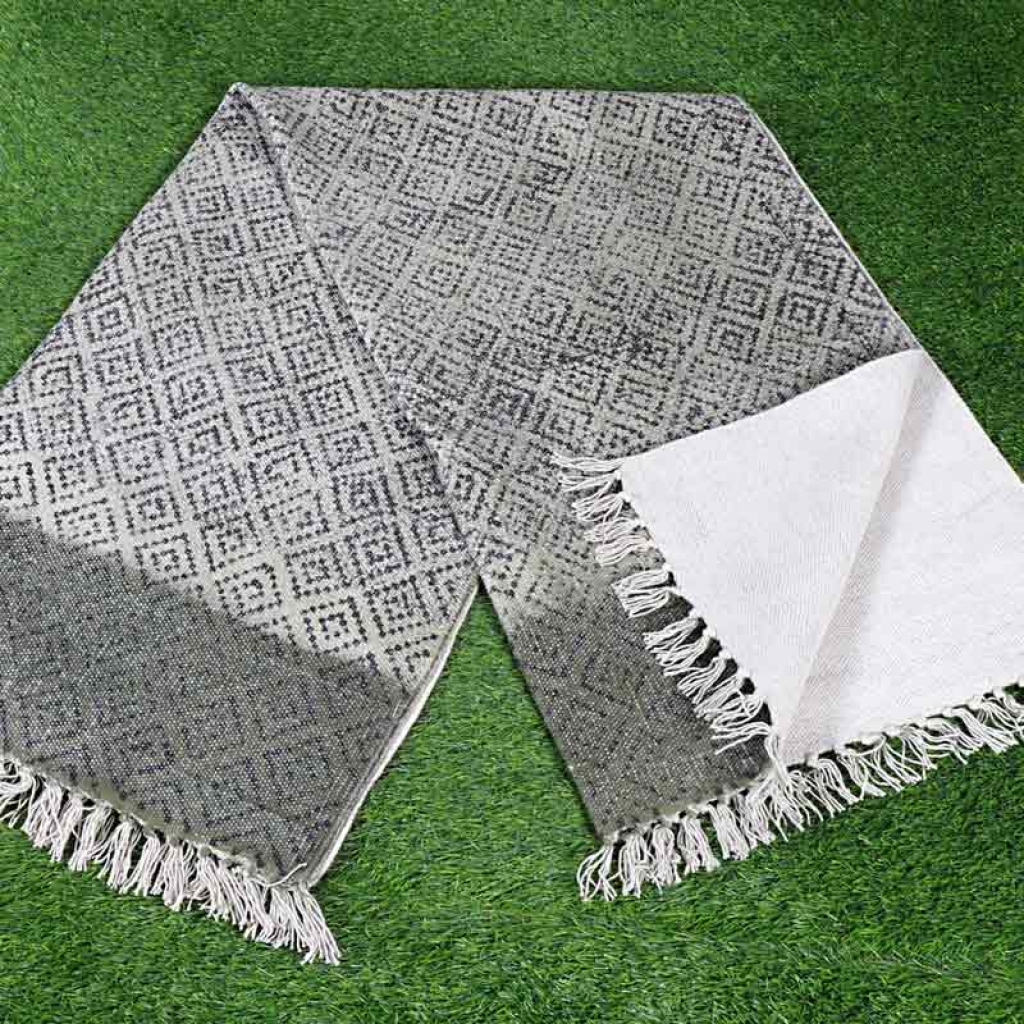 COTTON HAND BLOCK ALL OVER PRINT RUGS