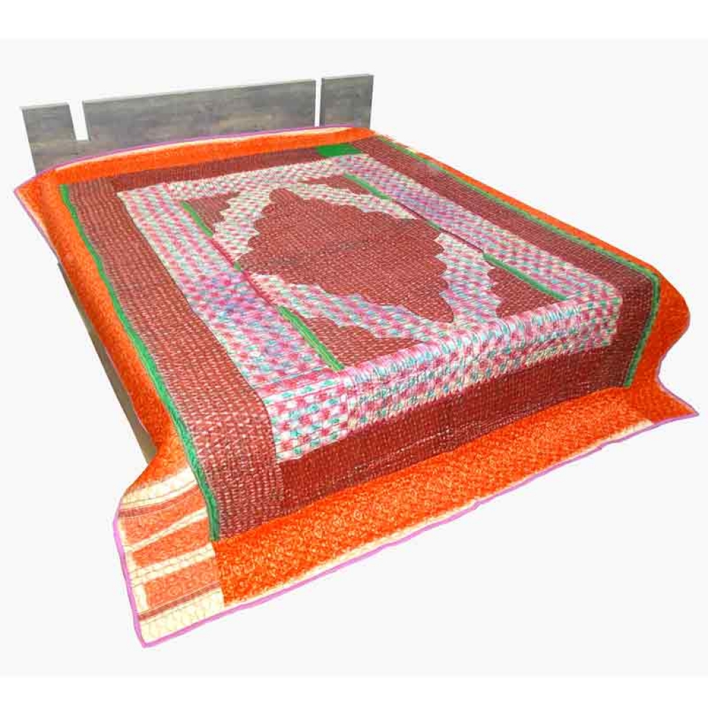 COTTON ALL OVER PRINTED BED QUILTS FOR DECOR HOME