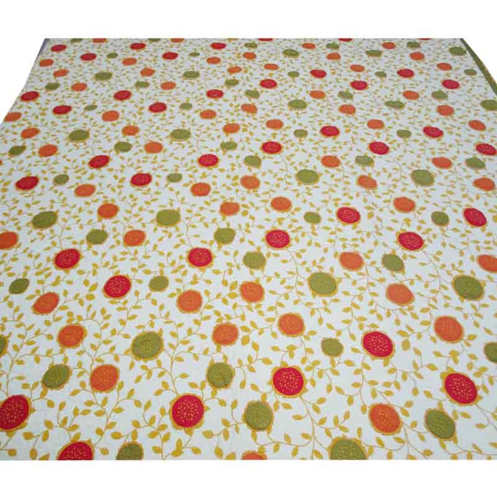 COTTON ALL OVER PRINTED BED QUILTS FOR DECOR HOME