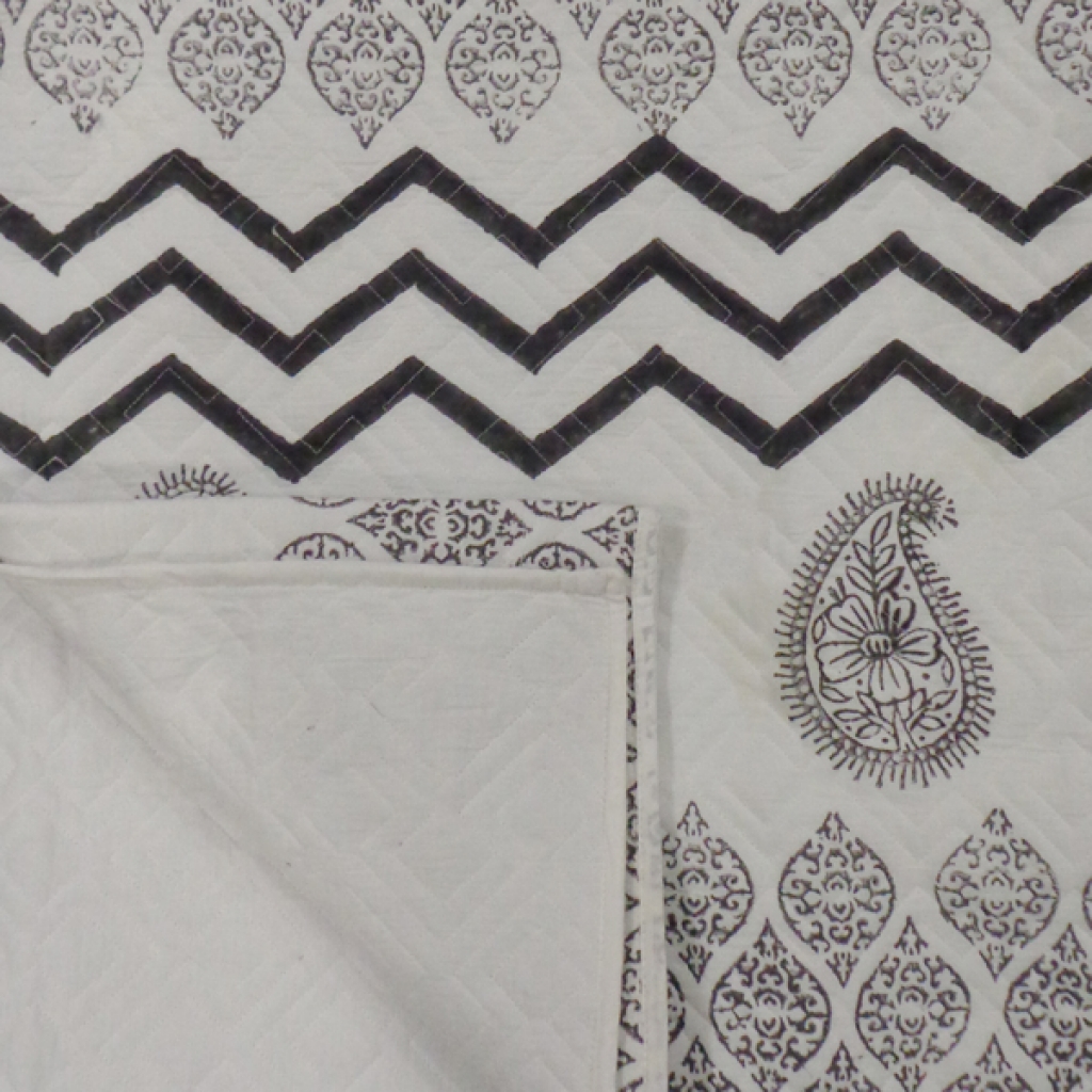 COTTON HAND BLOCK PRINTED QUILTS