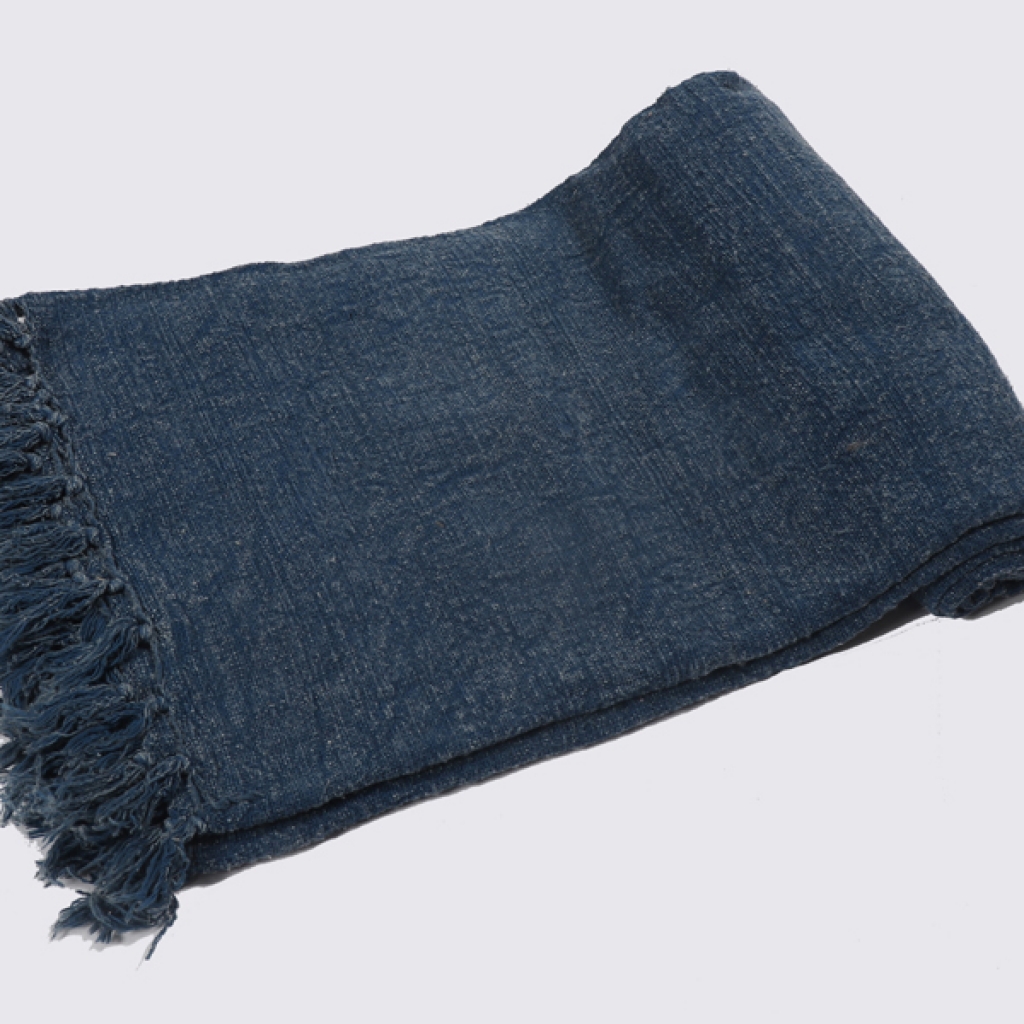 COTTON SOLID PRINTED THROWS