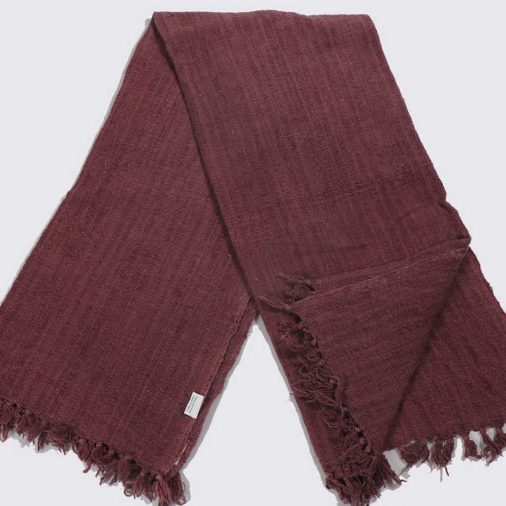 COTTON SOLID PRINTED THROWS