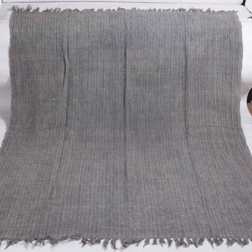 COTTON SOLID PRINTED THROWS