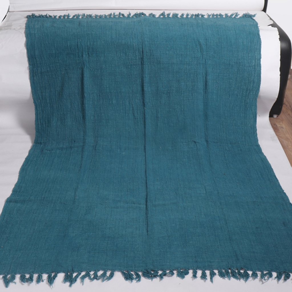 COTTON SOLID PLAIN PRINTED THROWS