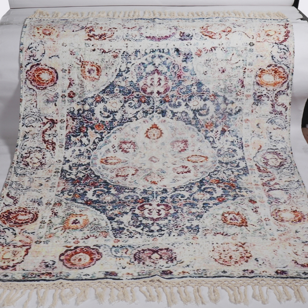 COTTON DIGITAL PRINTED THROW