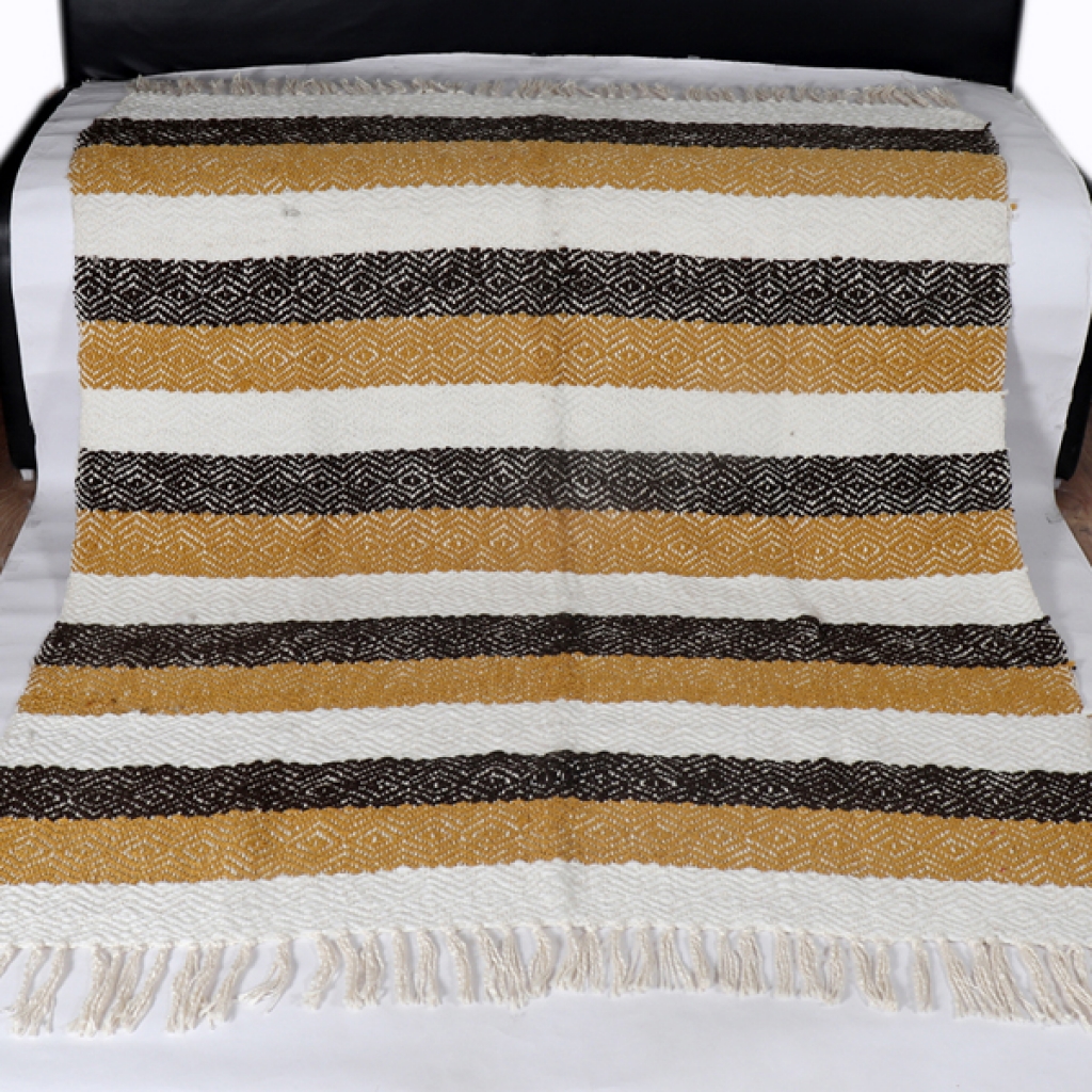 FANCY WOOLEN THROW FOR DECOR HOME