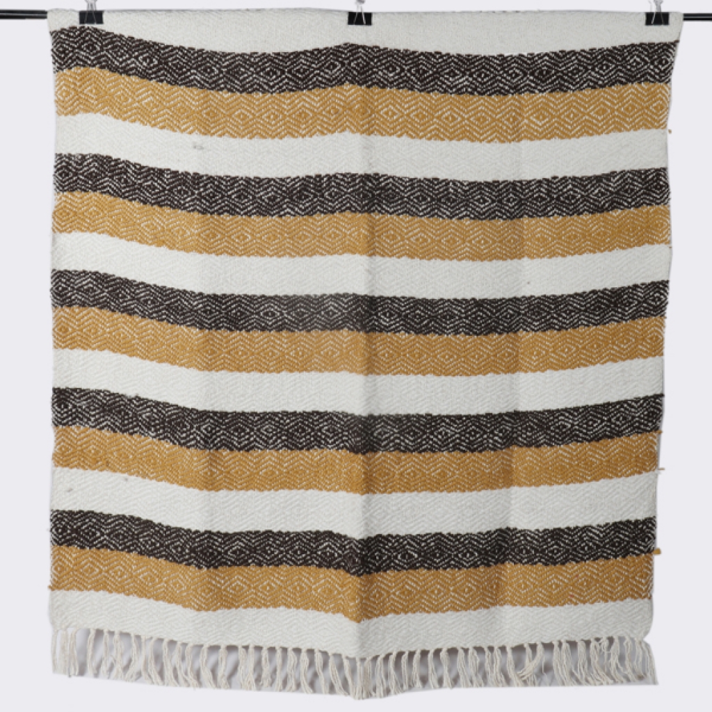 FANCY WOOLEN THROW FOR DECOR HOME