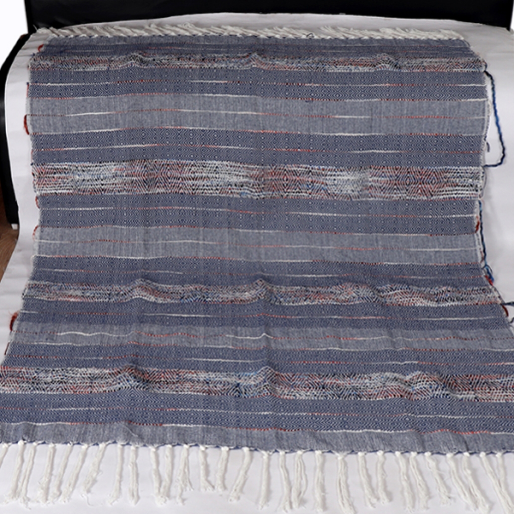 COTTON EMBROIDERY FANCY THROW