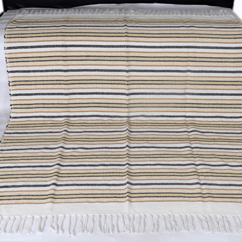 COTTON EMBROIDERY FANCY THROW