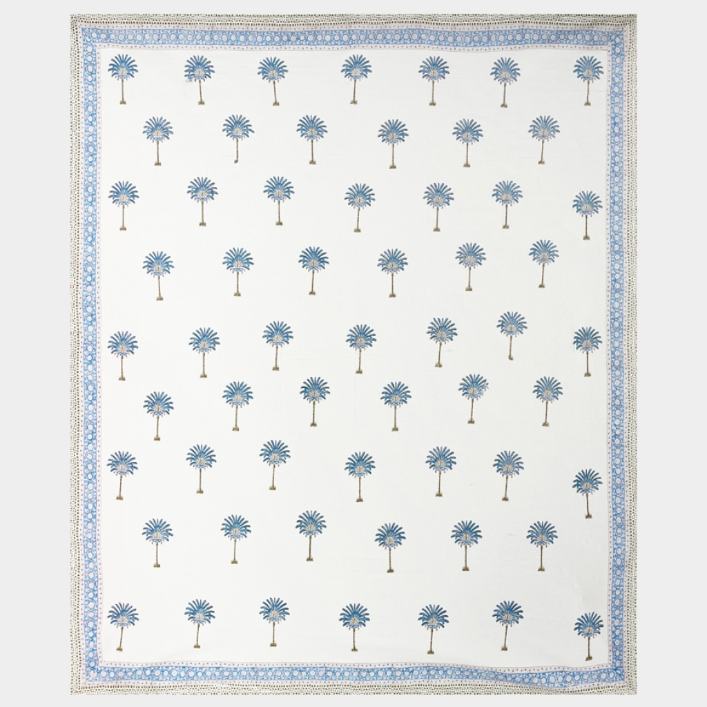 COTTON HANDBLOCK PRINTED BEDSHEET