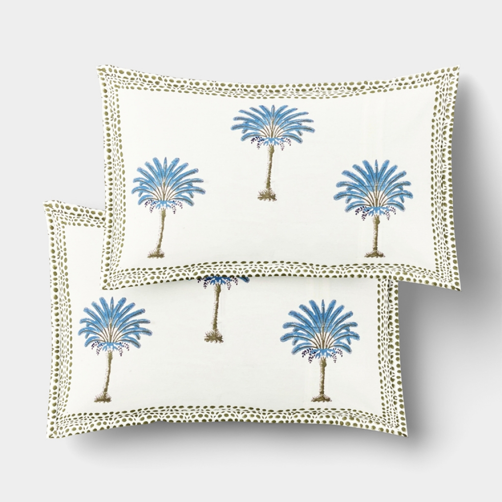 COTTON HANDBLOCK PRINTED BEDSHEET