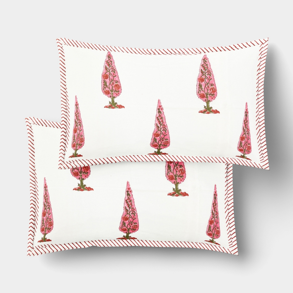 COTTON HANDBLOCK PRINTED BEDSHEET