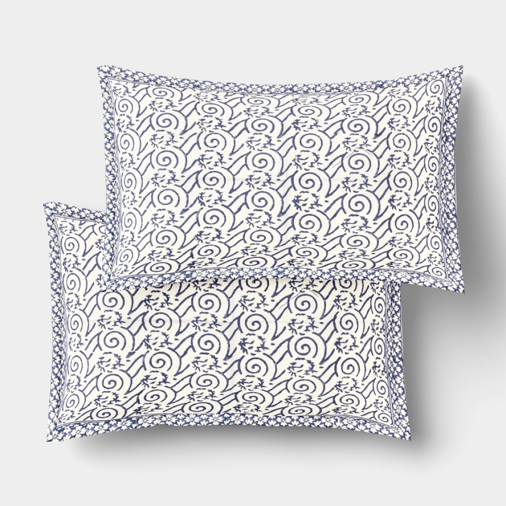 COTTON HANDBLOCK PRINTED BEDSHEET