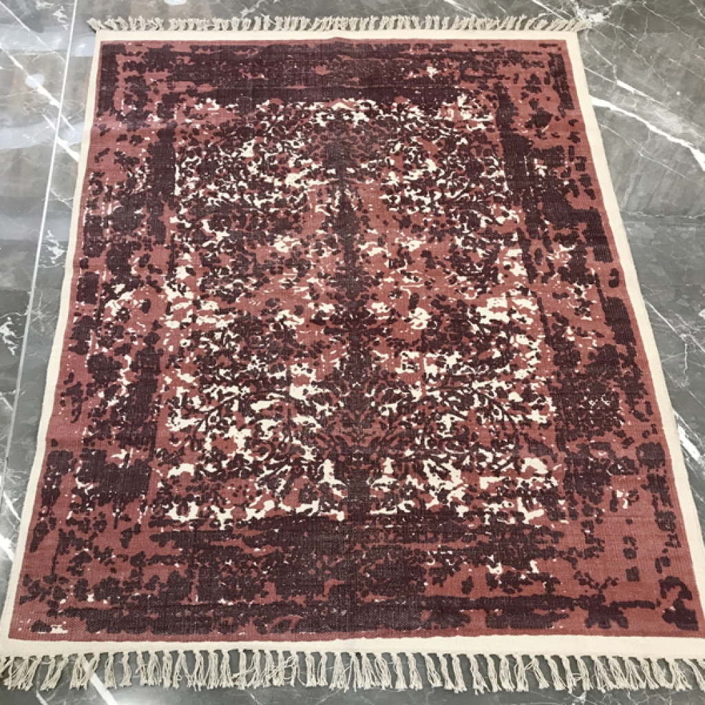 COTTON SCREEN ALL OVER PRINT RUG