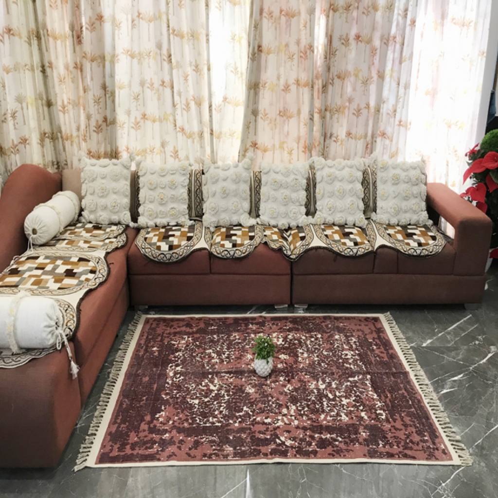 COTTON SCREEN ALL OVER PRINT RUG