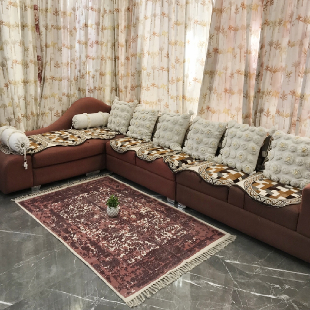 COTTON SCREEN ALL OVER PRINT RUG