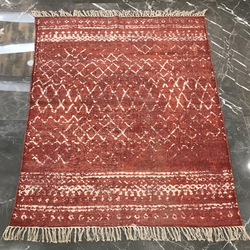 COTTON SCREEN PRINTED RUGS