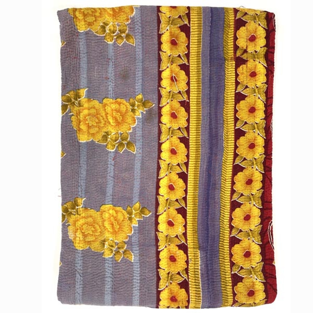 INDIAN HANDMADE VINTAGE COTTON KANTHA GUDRI