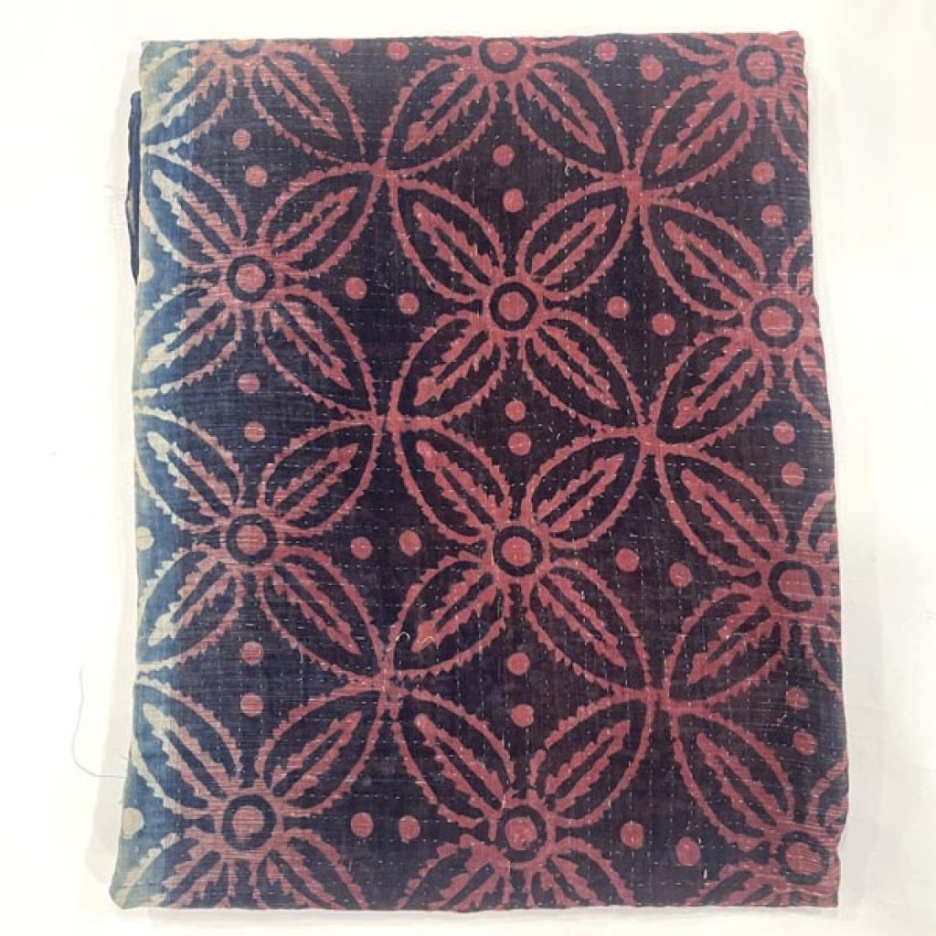 HANDMADE COTTON INDIGO PRINT GUDRI