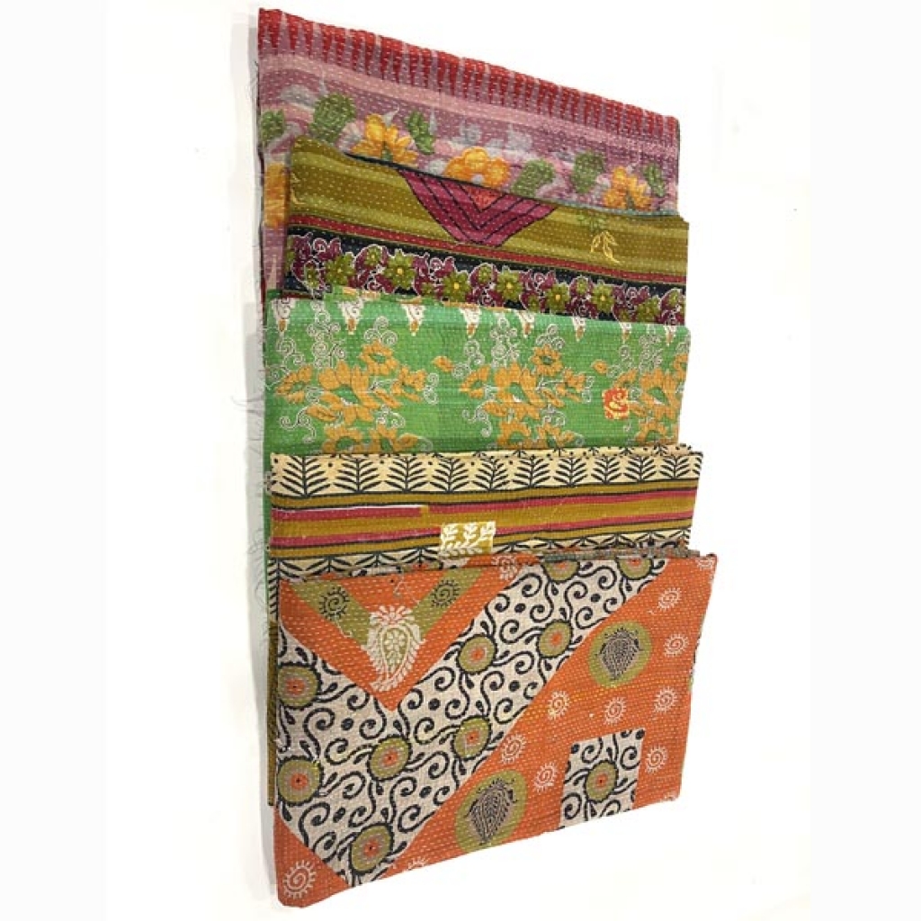 HANDMADE COTTON KANTHA VINTAGE GUDRI