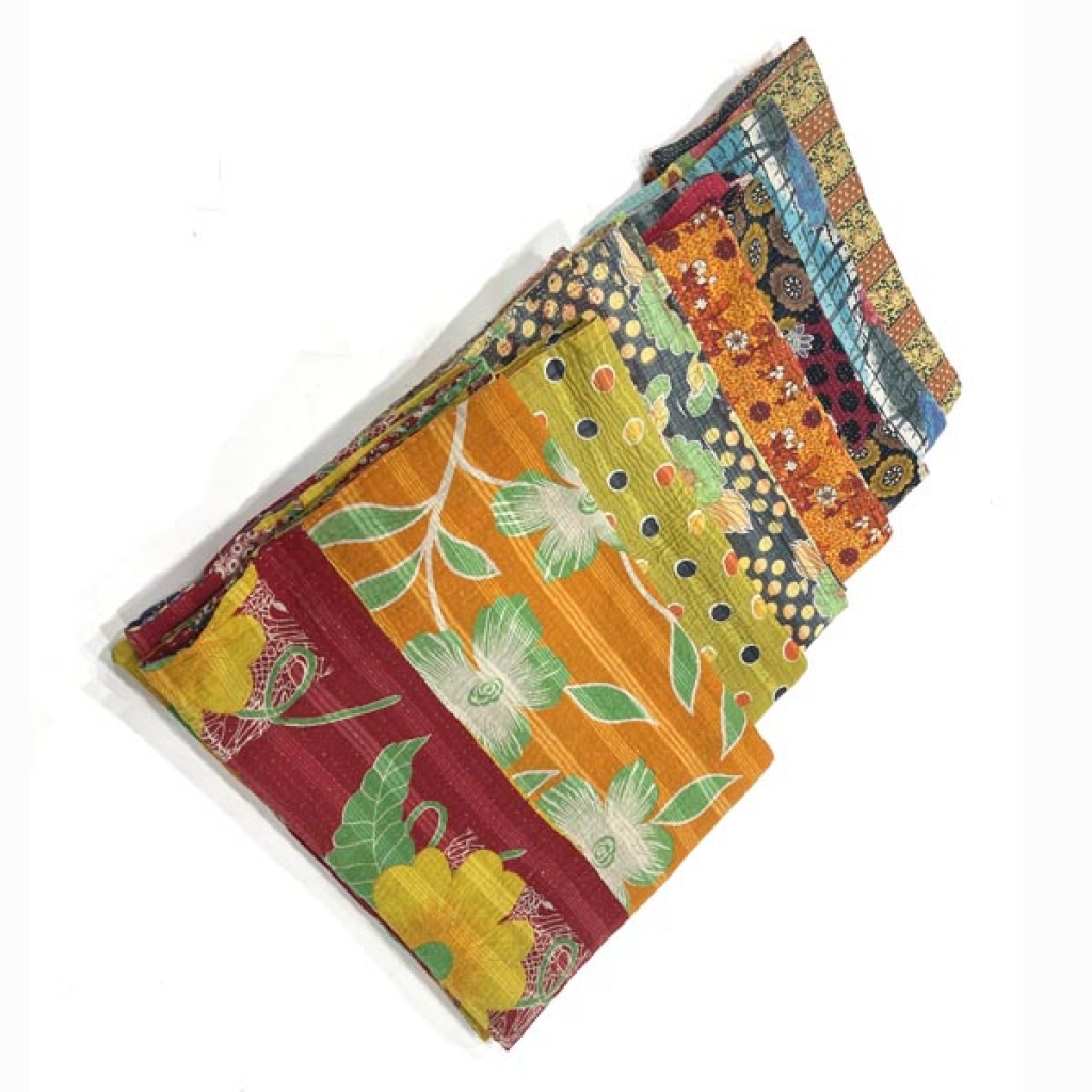 VINTAGE COTTON KANTHA GUDRI