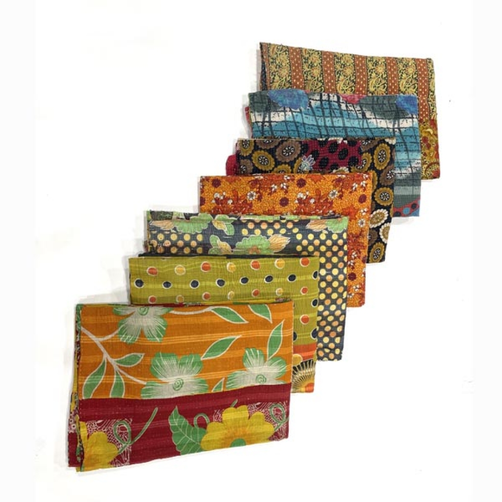 VINTAGE COTTON KANTHA GUDRI