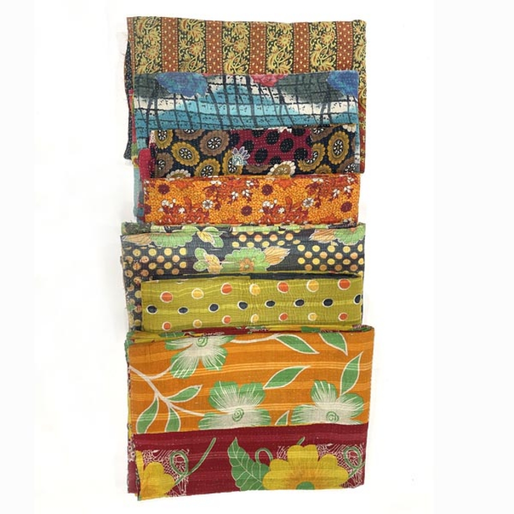 VINTAGE COTTON KANTHA GUDRI