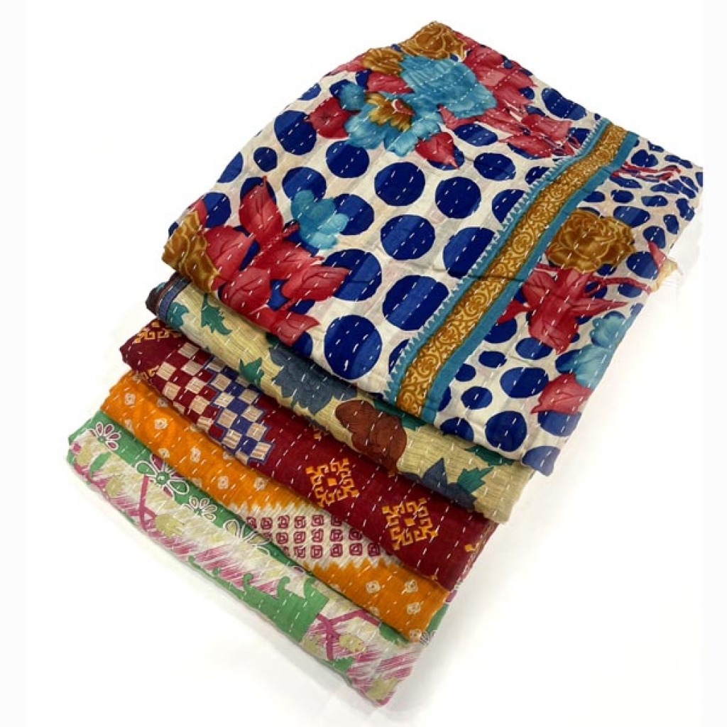 VINTAGE COTTON KANTHA GUDRI