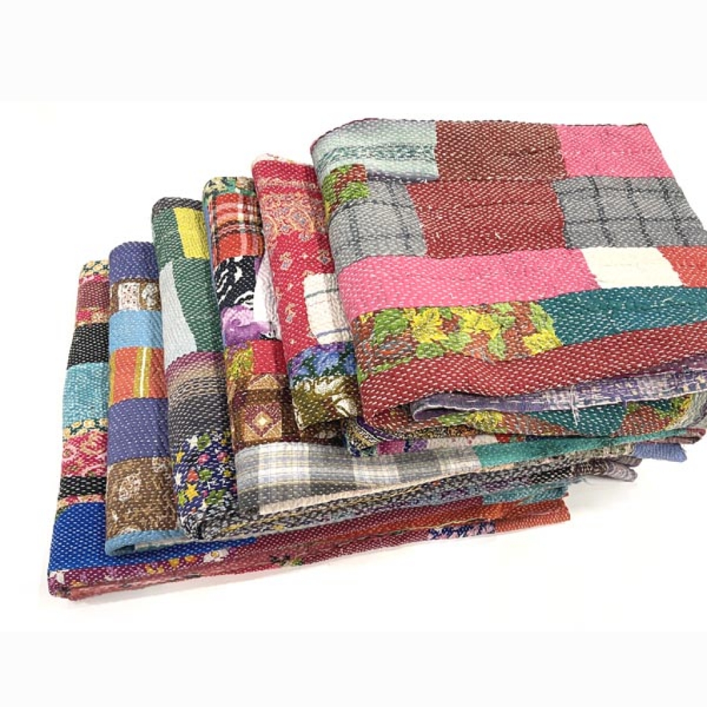 COTTON KANTHA QUILTS
