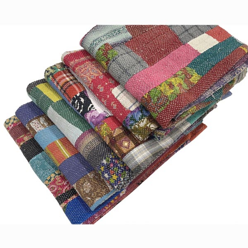 COTTON KANTHA QUILTS