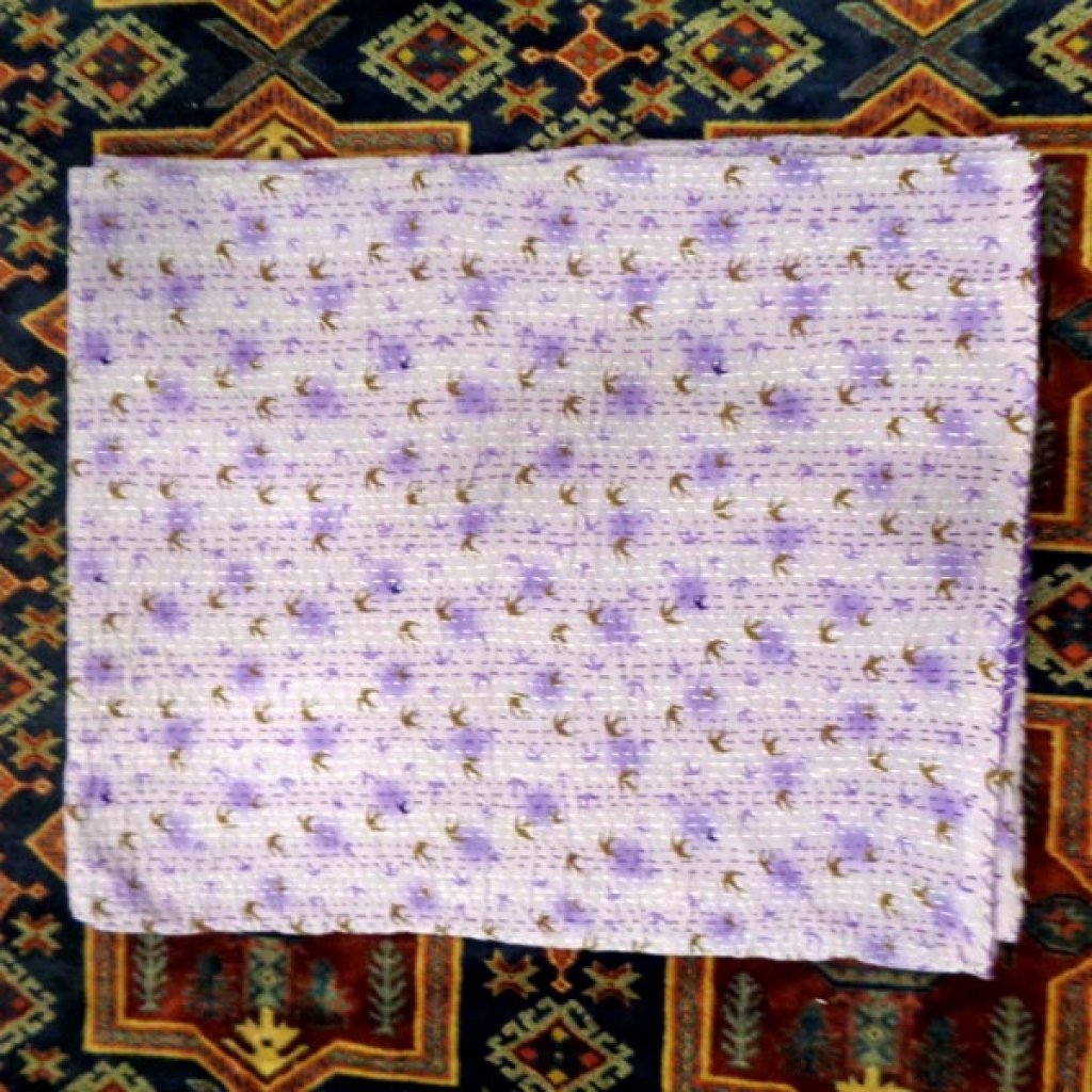 Cotton Handmade Kantha Bed Cover