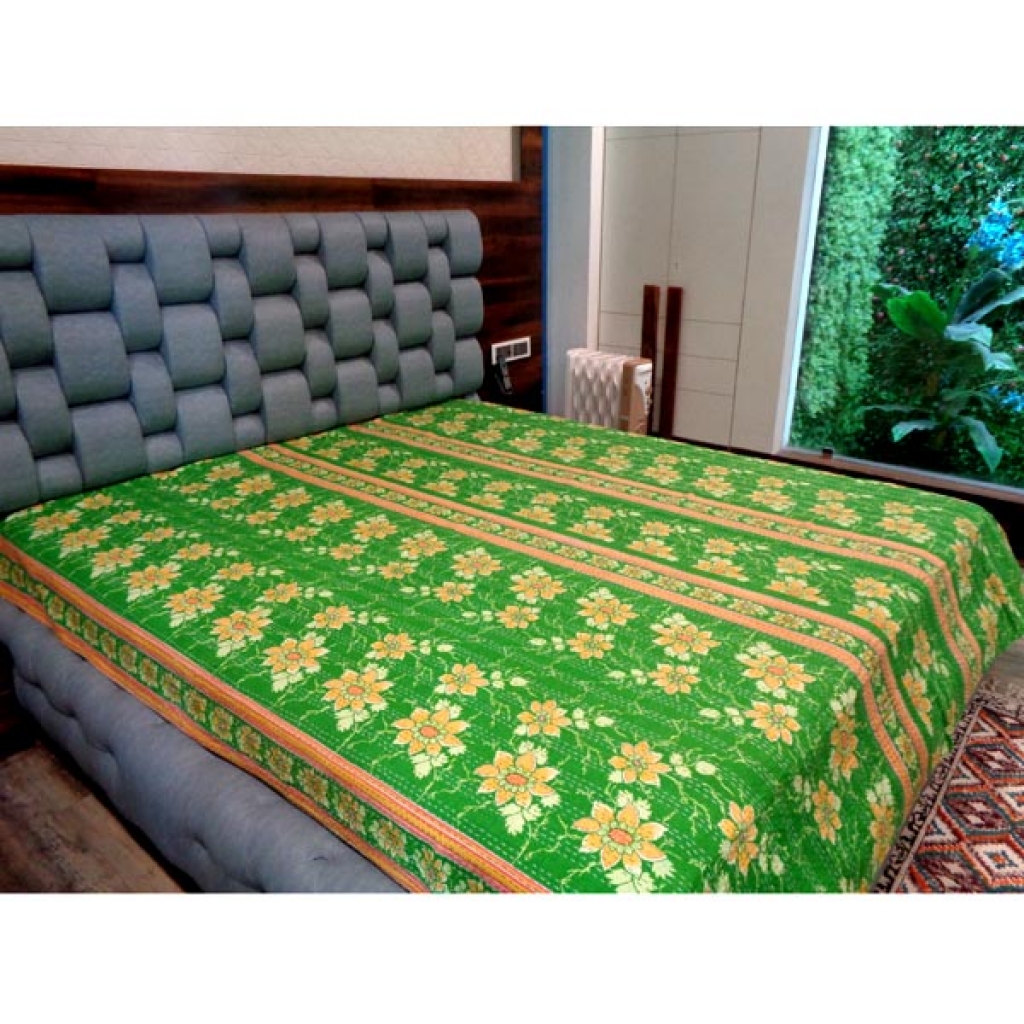 Cotton Handmade Kantha Bed Cover