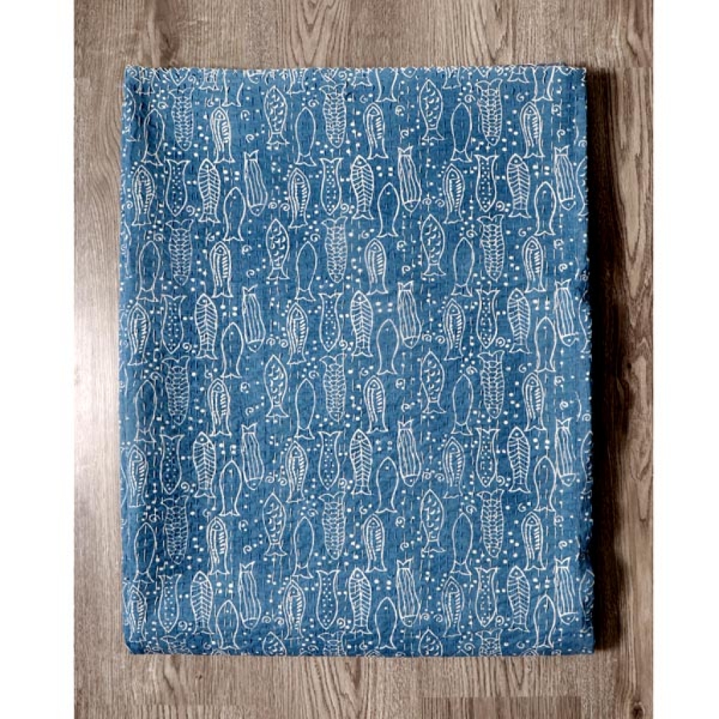 Cotton Handmade Kantha Bed Cover