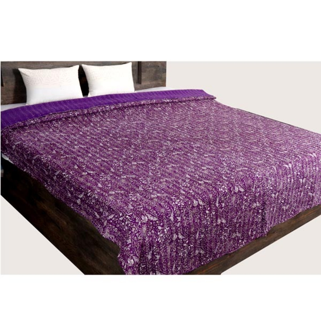 Cotton Handmade Kantha Bed Cover