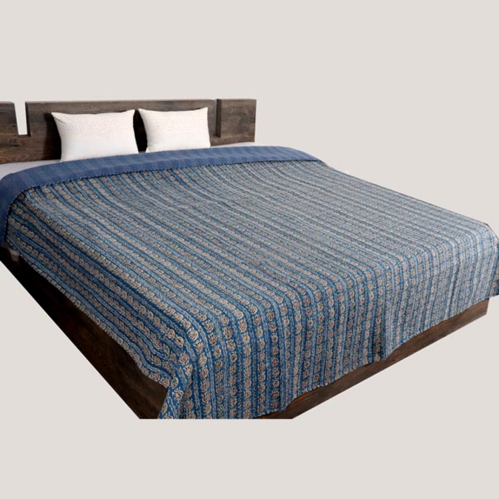 Cotton Handmade Kantha Bed Cover