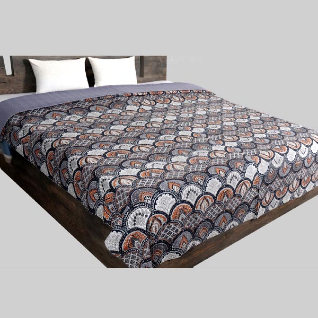 Cotton Handmade Kantha Bed Cover