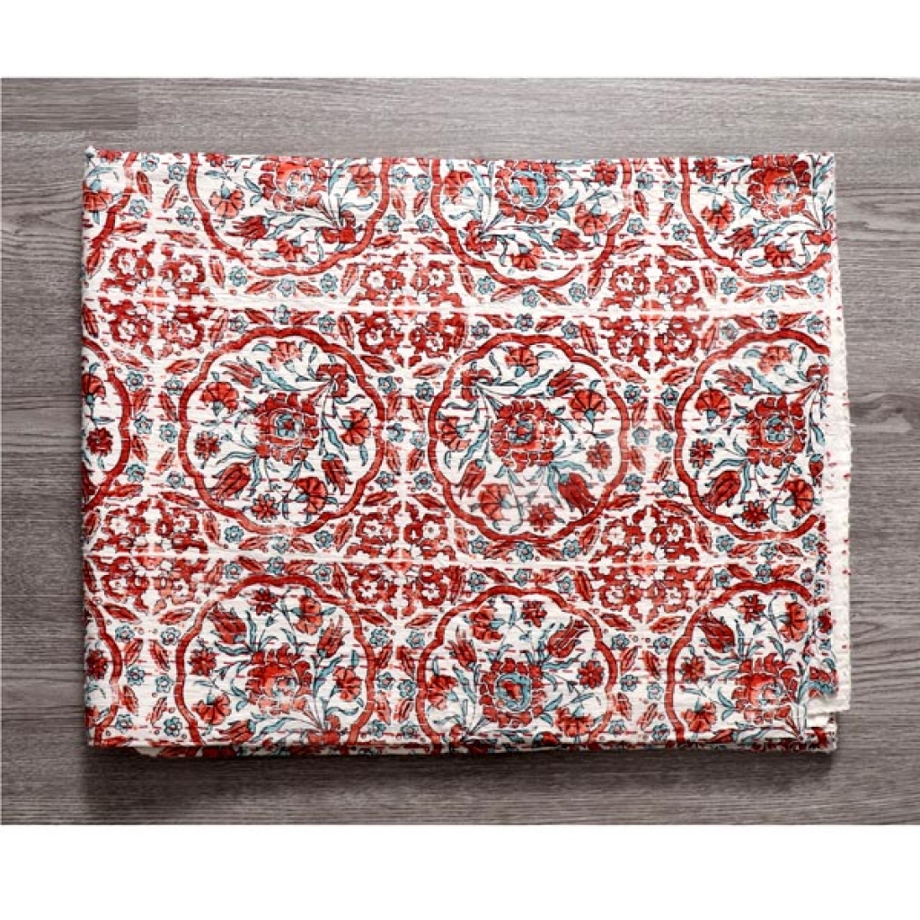Handmade Cotton Kantha Bed Cover