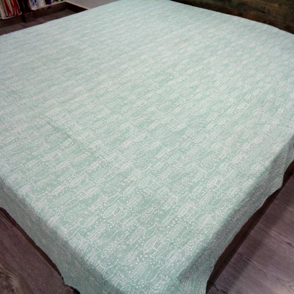 Handmade Cotton Kantha Bed Cover