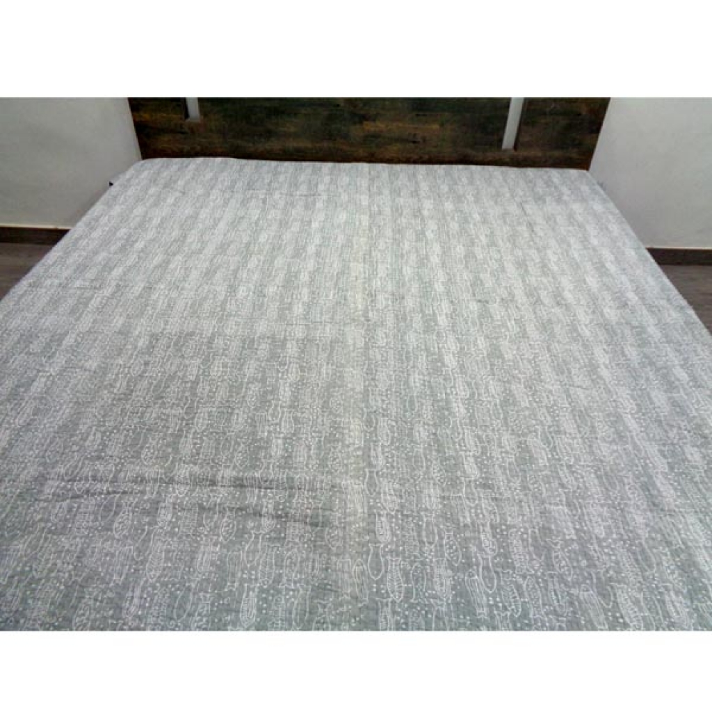 Handmade Cotton Kantha Bed Cover