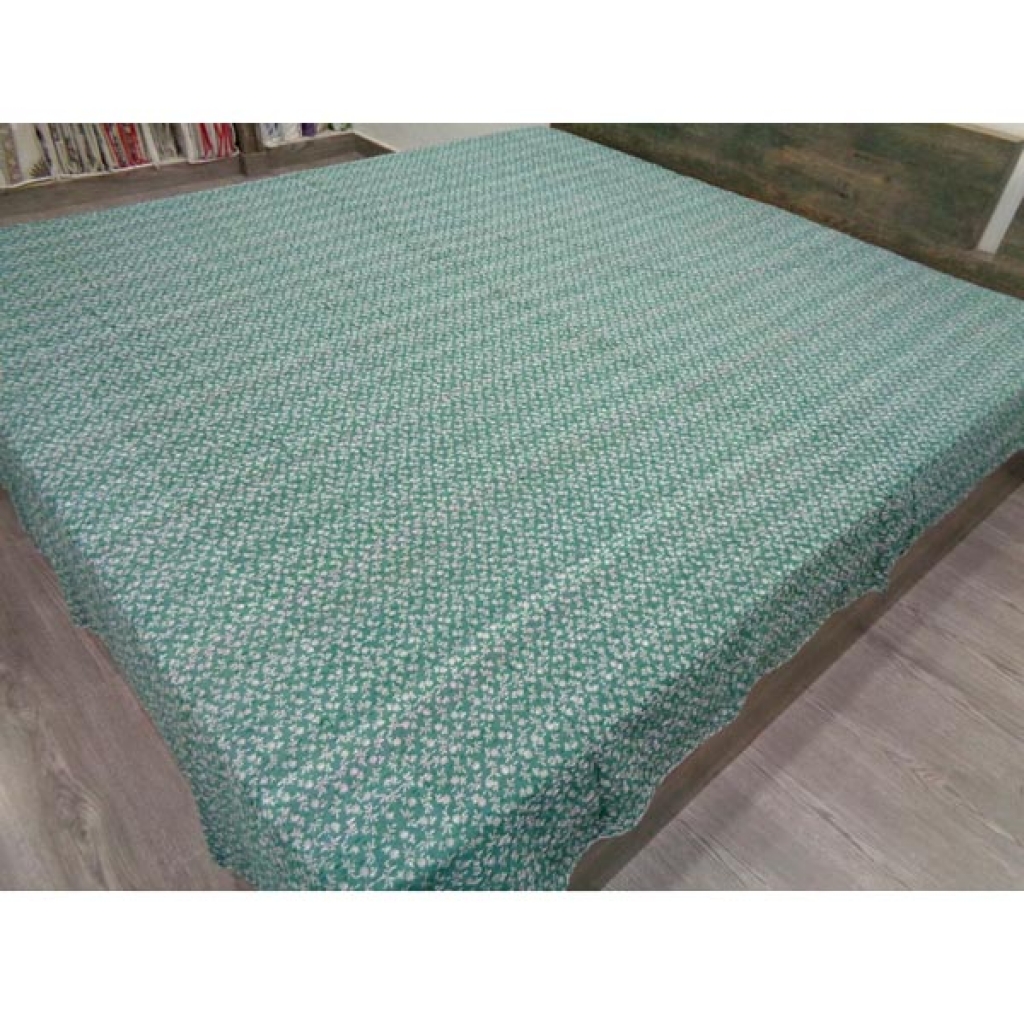 Handmade Cotton Kantha Bed Cover