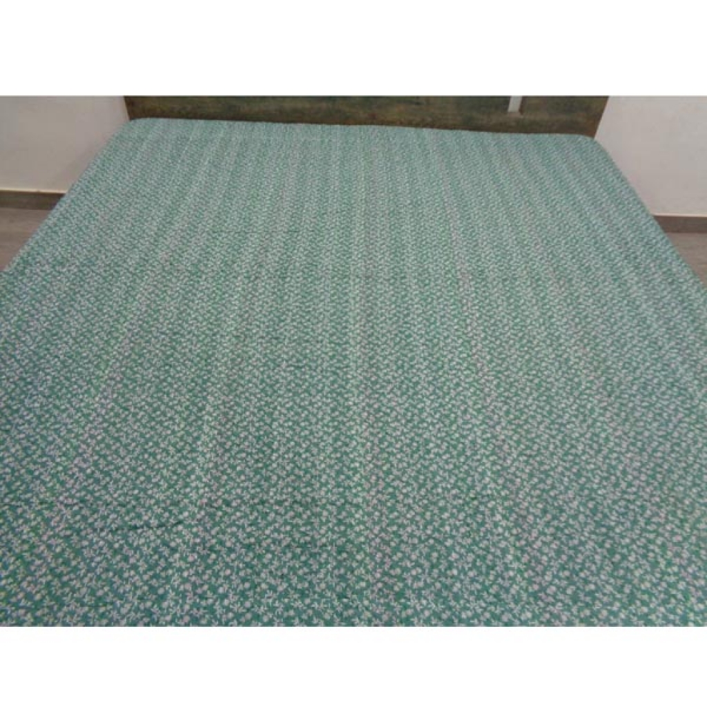 Handmade Cotton Kantha Bed Cover