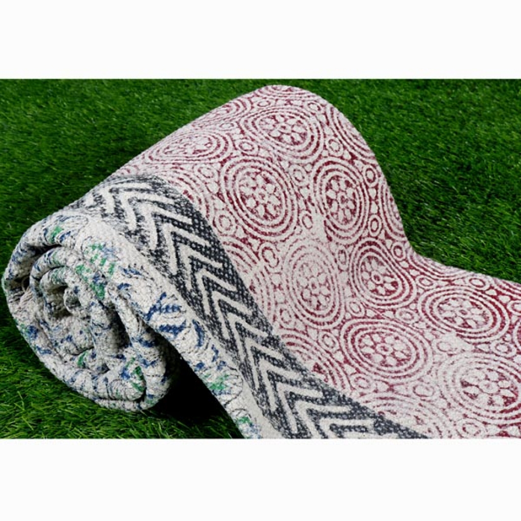 HANDMADE COTTON PRINTED DARI