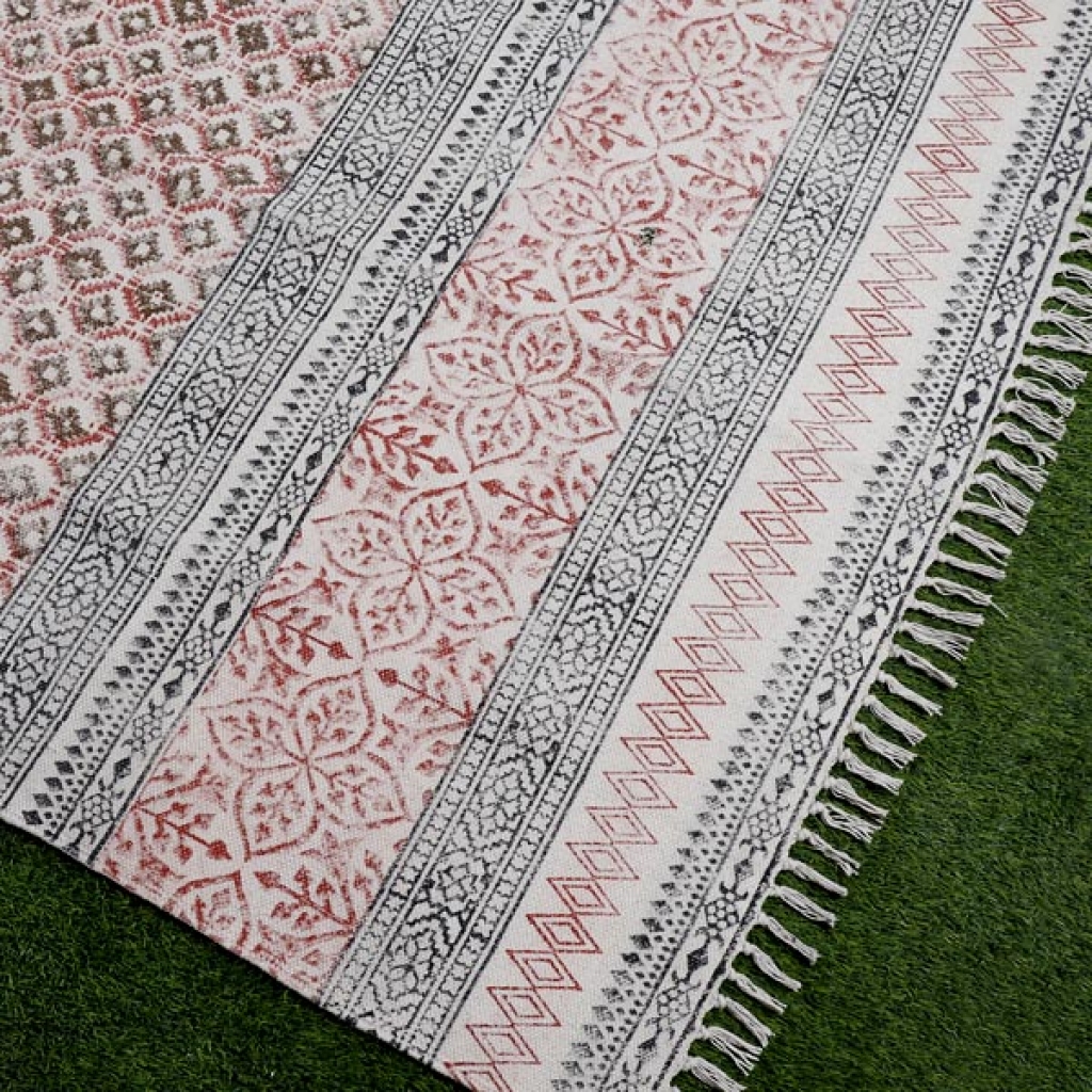 COTTON HAND BLOCK ALL OVER PRINT DARI