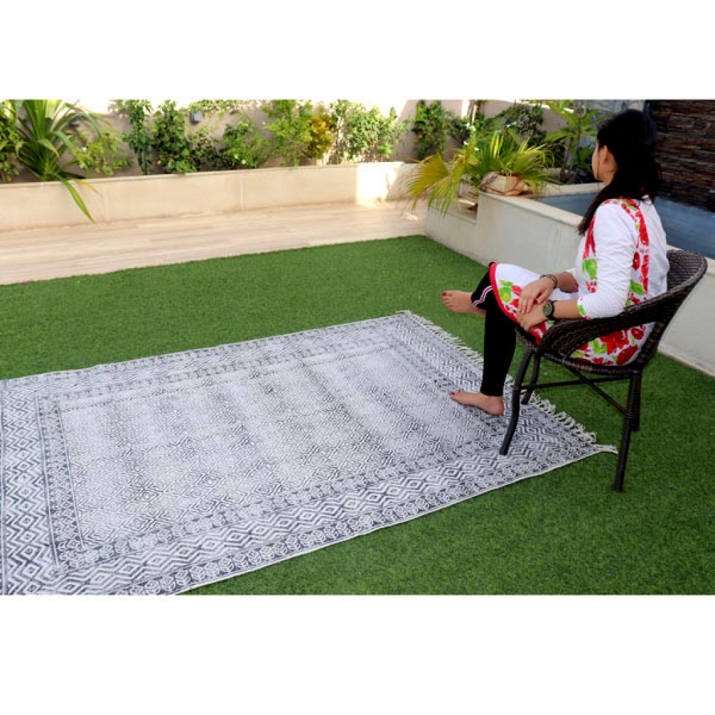 HANDMADE COTTON HAND BLOCK ALL OVER PRINT DARI